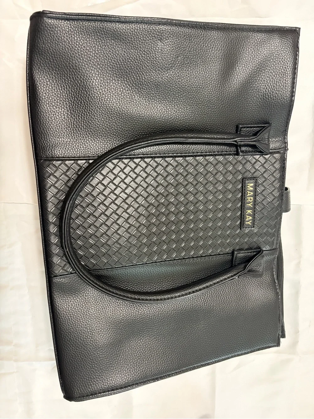 Mary Kay Black Men's Laptop Tote with Gold Logo